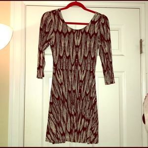 PRINTED DRESS - EXPRESS - XS